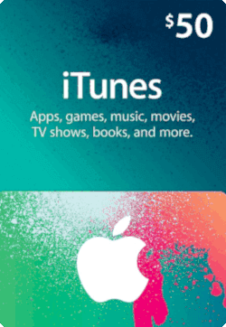 $50 iTunes Gift Card